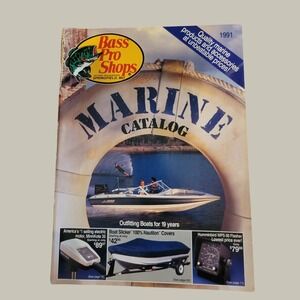 Vtg Bass Pro Shops Marine Catalog 1991 Fishing Boating Collectible Magazine